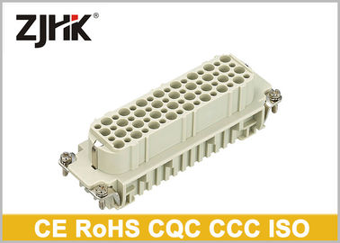 Conector de 64 pinos pesado, conectores retangulares industriais à prova d' água