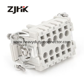 16A 10P FS Conector de carga pesada Cage Clamp Termination Substitua a série Weidmuller HDC HE