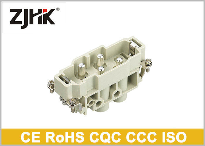 Conector de fio pesado industrial HK 004 2 inserção combinada 690V 250V 70 e 16A