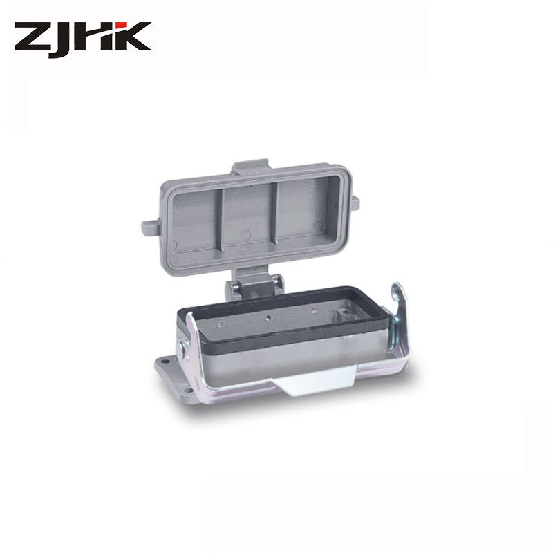 H16B - BK - 1L Capuz industrial e caixa para conector industrial múltiplo de carga pesada Ip65