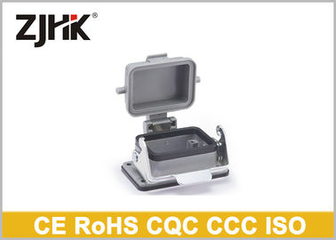 Tampa plástica retangular H6B de 09300060302 conectores do alto densidade - BK - 1L - CV